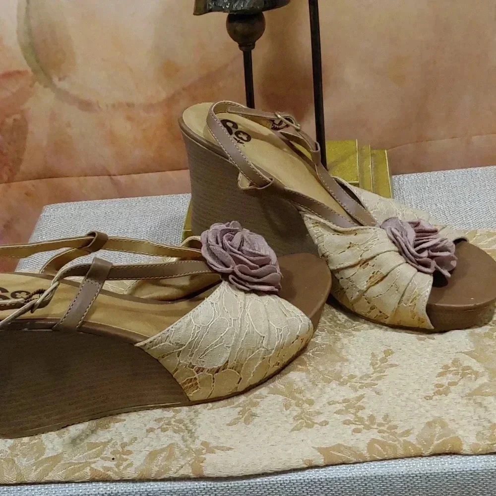 Wedge sandals open toe - Picture 8 of 8